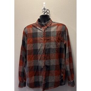 Columbia Men's Button Down Shirt Long Sleeve‎ Multicolor Plaid Size M